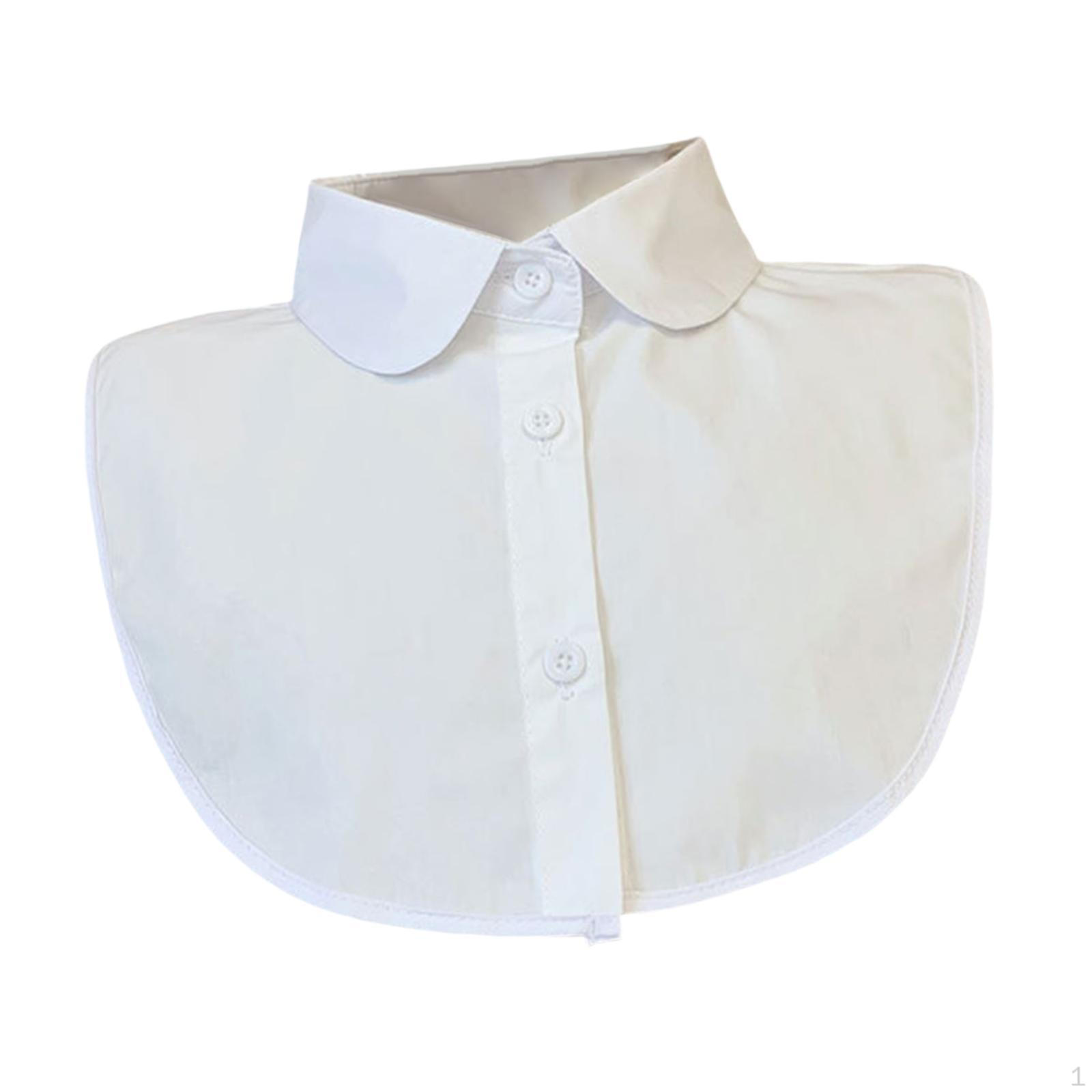 

Декоративный полуворотник для женской рубашки Round Collar