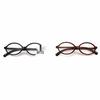 Zhang Yuanying Style Oval Leopard Print Blue Light Blocking Glasses
