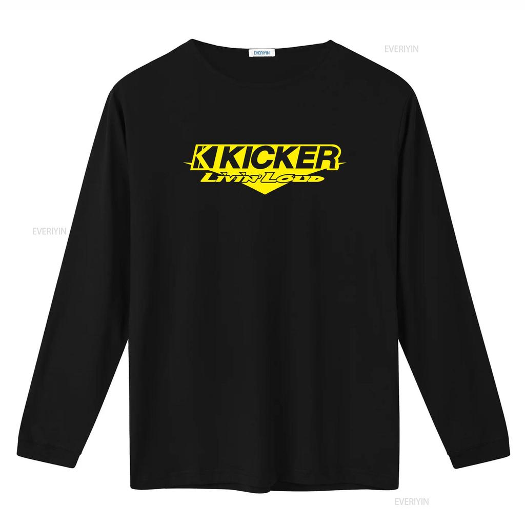 Kicker Livin Loud Audio Logo T shirt Perfect for Car Enthusiasts Features Speakers Amplifiers Subwoofers Design vintage Washed