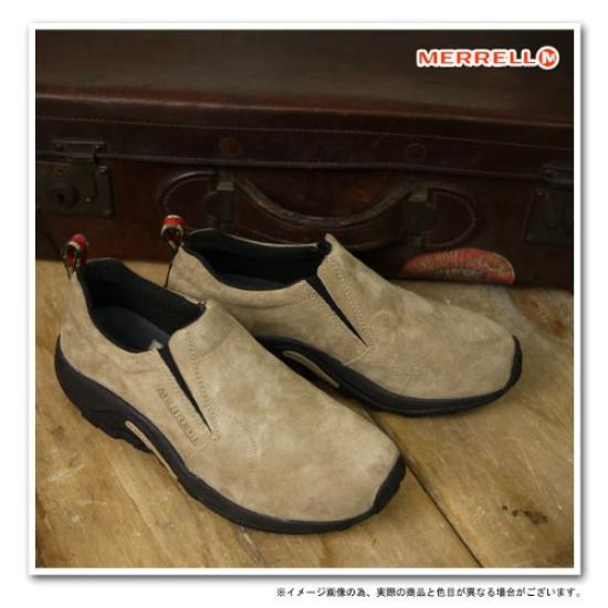 Merrell Jungle Moc Walking Size 2E Women's Shoes, Taupe, 24.5 cm,