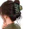 Updo French Style Pumpkin Hair Claw Large Cute Hair Grab Temperament 9cm/3.54inch Shark Clip Female