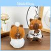 Captivating Plush Capybara Keychain Doll With Short Fur Perfect For Kids Adults And