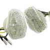 Motorcycle Parts Smoke Flush Mount LED Turn Signals for Suzuki GSXR 600 750 2001-2005 2002 2003 Clear