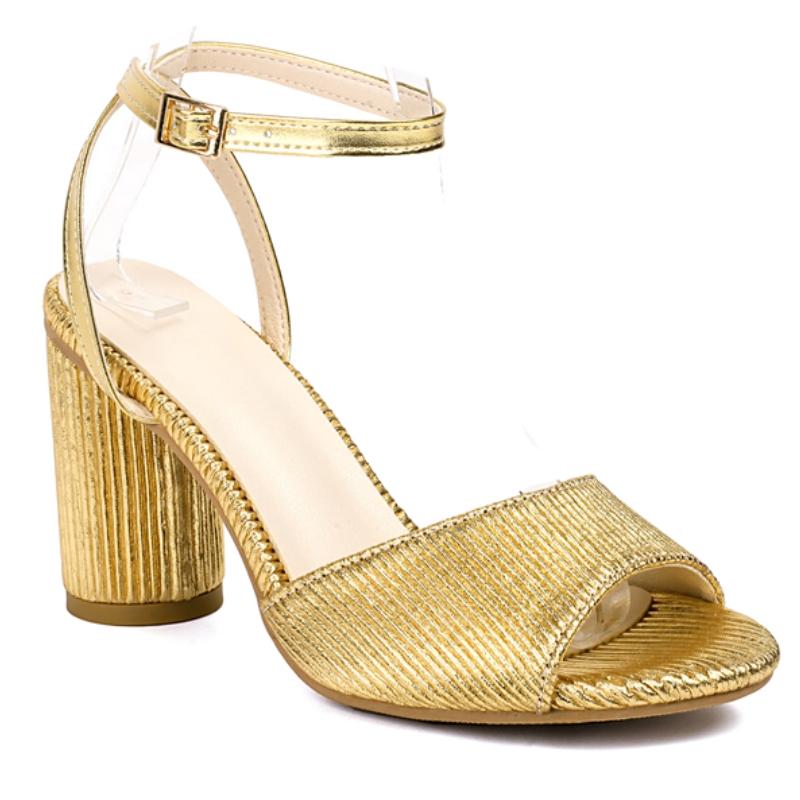 

Роскошные золотые женские сандалии Летняя обувь 2024 Сексуальные высокие каблуки Ремешки на щиколотке Шлепанцы Розовые на каблуке Вечерние танцевальные туфли Женский бренд 34 золотой