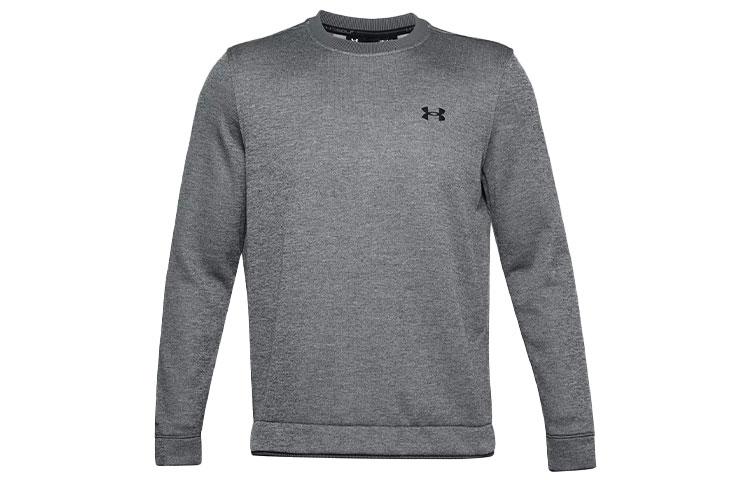 Under Armour Sweatshirts Men s Gray Crew Neck Thickened Regular 1360503-012 M