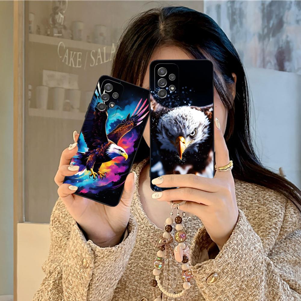 Bald Eagles Mobile Cell Phone Case for Samsung Galaxy A73 72 71 70 56 55 54 53 52 36 35 34 23 16 15 5G Colour Protective Luxury
