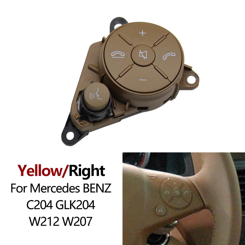 Interior Car Steering Wheel Button Control Switch Assembly For Mercedes Benz C GLK E Class W204 X204 W212 2048210351,2048210451