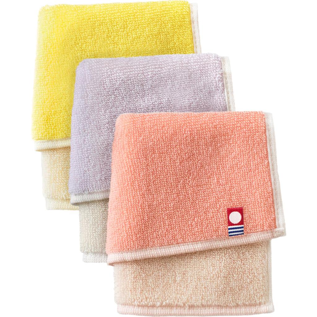 Bloom Imabari Towel Certified Handkerchief [All 3 Types] 100% Cotton Canvas Handkerchief, Compact Hand Towel, Made In Japan, Unisex (All Colors)