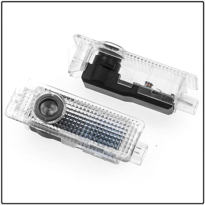 2 Stück Welcome LED-Licht Auto Türplakette Kabelloser HD-Projektor für MINI Cooper F54 F55 F56 R56 R60 Roadster Clubman Coupe