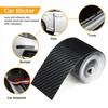 Carbon Fiber Car Door Sill Protector Scuff Cover Strip Anti-Scratch Tape Sticker