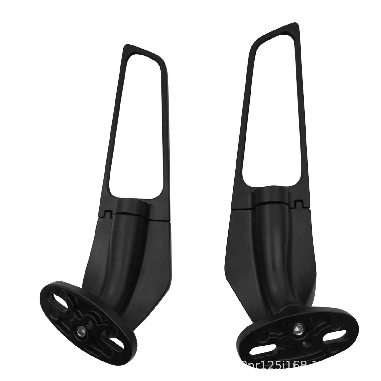 Large Motorcycle Windshield Rearview Mirror Spoiler for Honda, Yamaha, Kawasaki чёрный