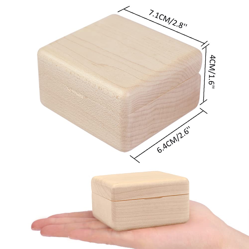 Sinzyo Music Box Wooden Music Box for Gifts for Friends Wood Beauty and the Anniversaries, Birthdays, Celebrations, Children's (Maple Beast)