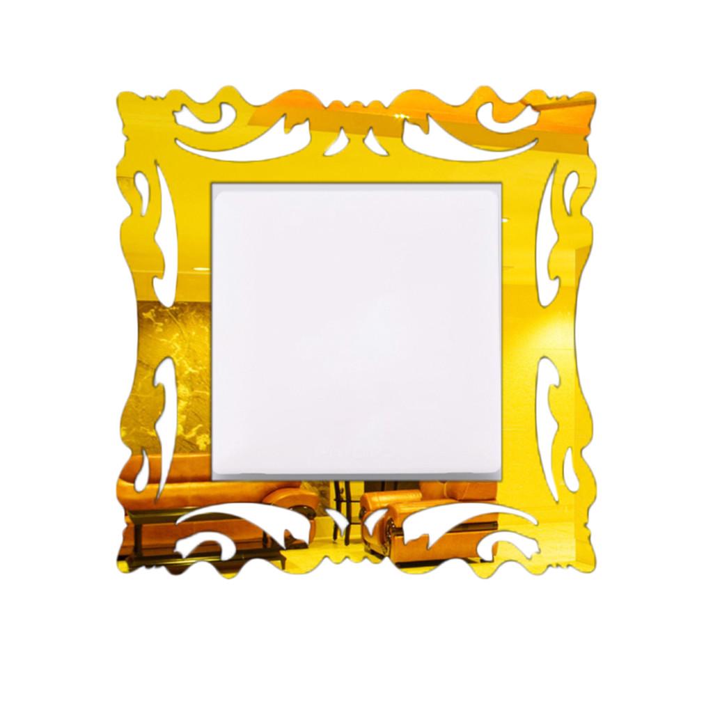 1PC Sticker Home Decor Wall Mirror Style Photo Frames For Shop