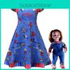 Childs Play Cosplay Costume Dress Pajama Set Halloween Party Home Wear Fashion