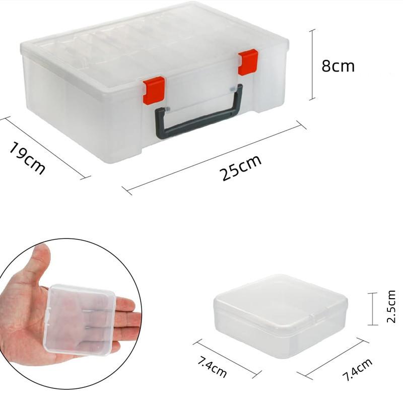 Bead Organizer Box,Small Bead Organizers Storage Case Clear Bead Storage Containers for Bracelet Making DIY Jewelry Craft Nail