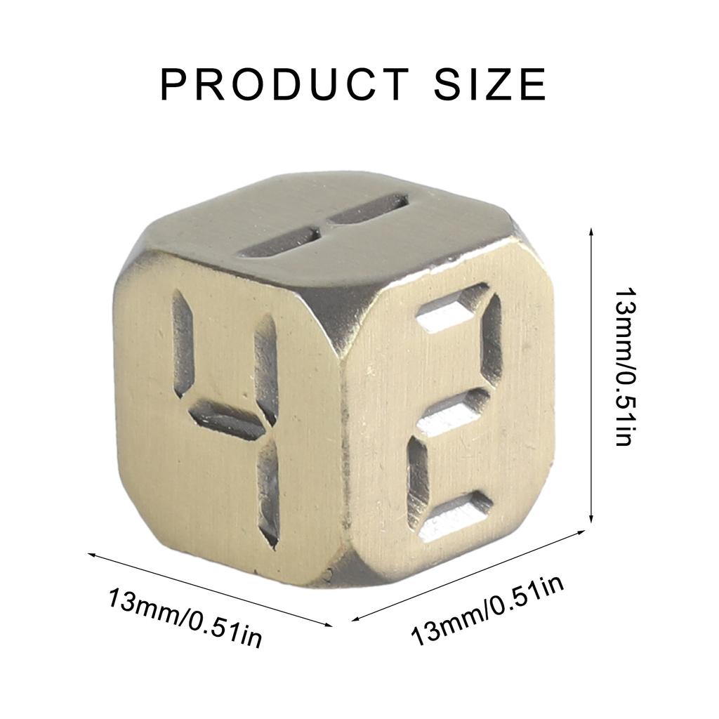 13mm Dices Set Colorful Six Sided Dices Cubes with Large Number Playings Round Block Kids Math Teaching Educational Toy