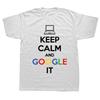 I Don't Need Google My Wife Knows Everything Funny T Shirt for Husband Dad Groom Clothes Humor Tees Cotton T-Shirt