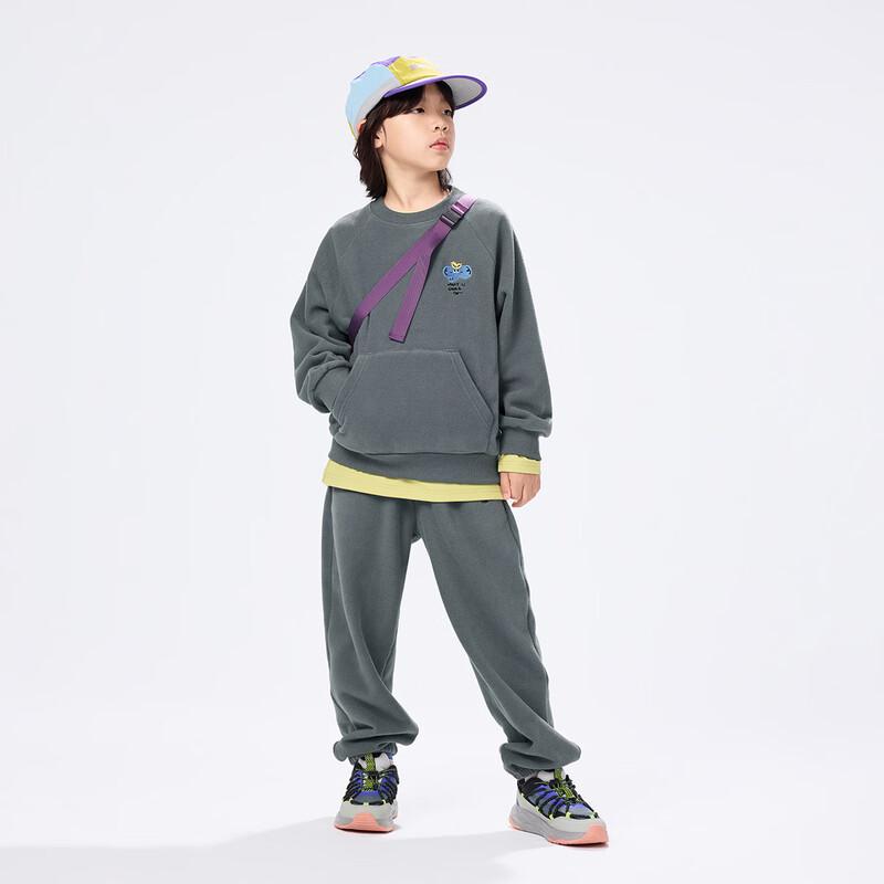 EBAER Unisex Kids' Fleece Sweatshirt & Pants Set