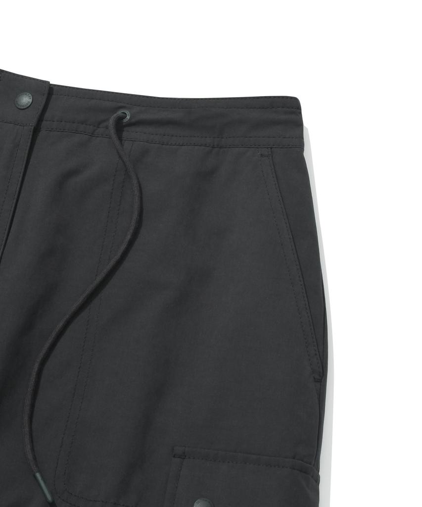 Covernat Woman Parachute Cargo Skirt Black