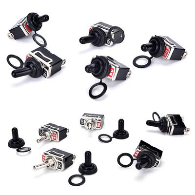SPST 2Pin Heavy Duty 20A 125V ON/OFF Rocker Toggle Switch Waterproof Boot