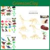 Stunning Pvc Jurassic Dinosaur Figures Collection With Intricate Skeleton Designs For Kids And Adults