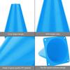6pcs 18cm Soccer Training Cone Football Barriers Plastic Marker Holder Accessory (Red)