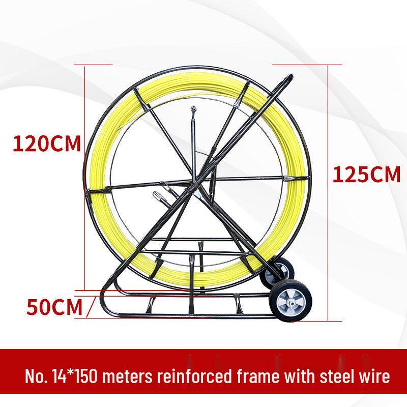 Fiberglass Cable Puller & Pipe Threader for Electricians