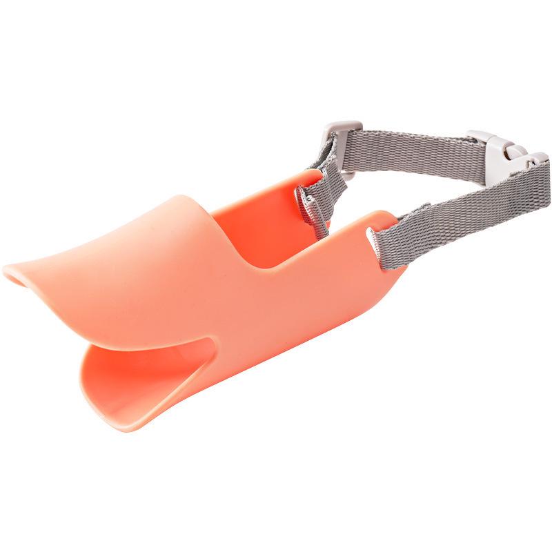 

Silicone Soft Dog Muzzle: Anti-Bite, Comfortable Duckbill Design for Training S (3-7 lbs) 15*18-30CM