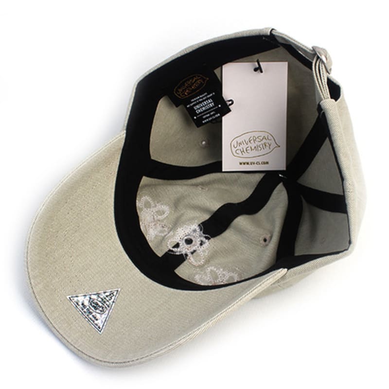 Universal chemistry Flower Patch Beige Ballcap flower ball Cap