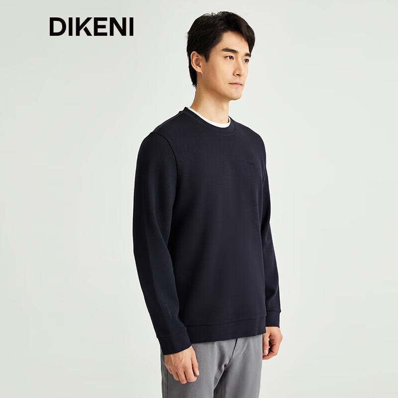 DIKENI Men s Jacquard Textured Casual Sweatshirt L