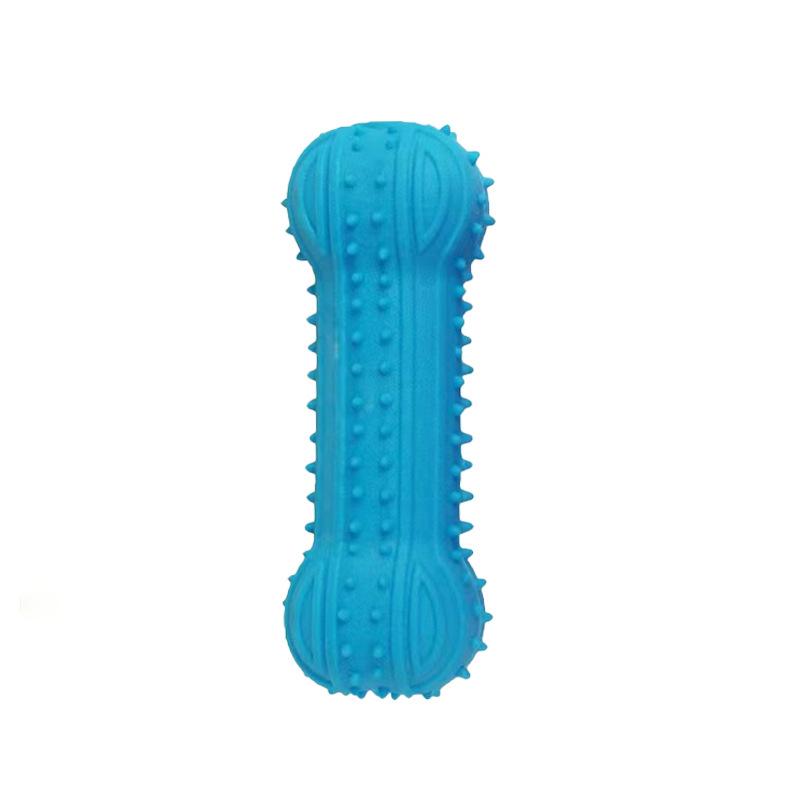 Durable TPR Dog Chew Toy - Interactive Teeth Grinding Ball синий