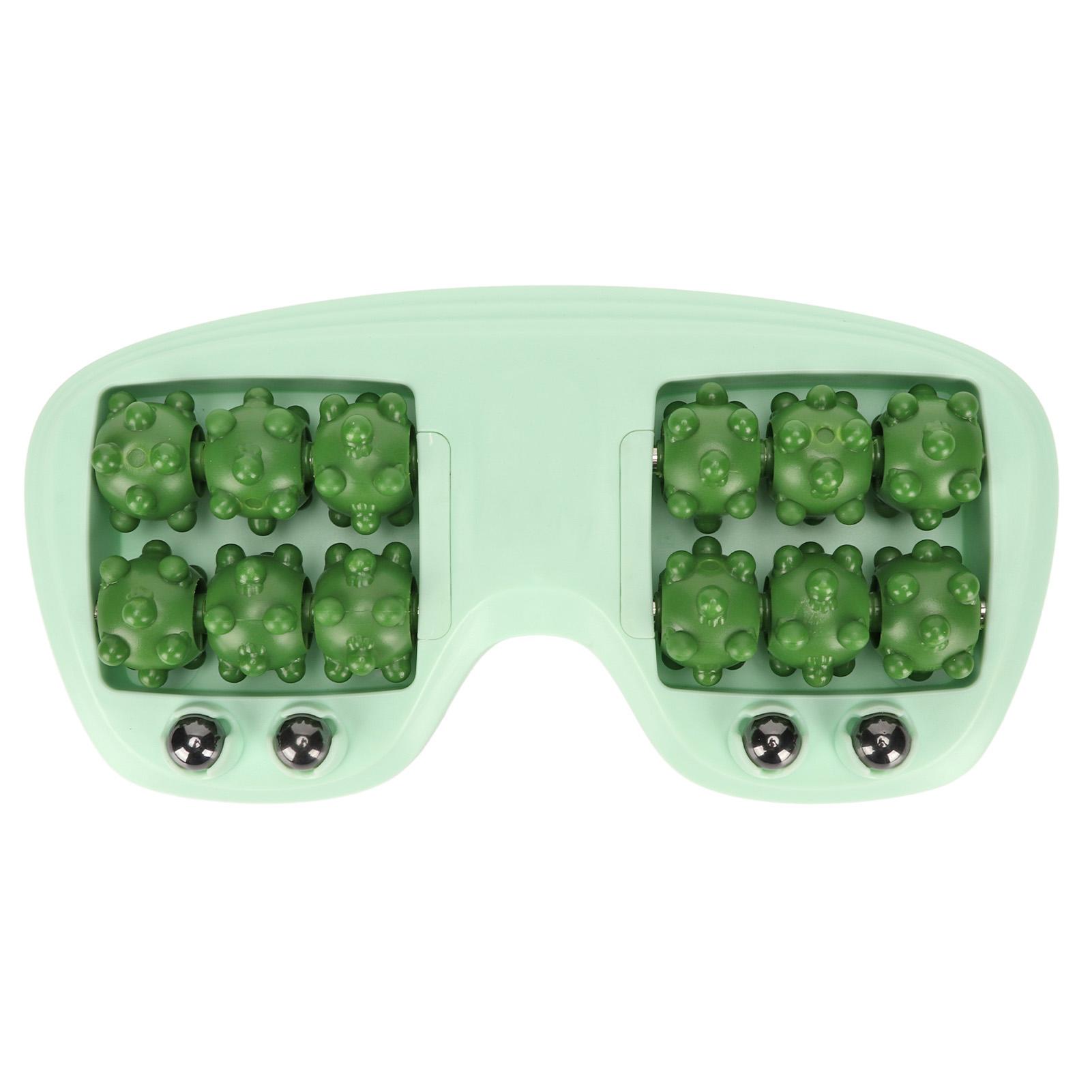 

Dual Foot Massager Roller PP Magnetic Bead Promote Blood Circulation Massage Tool for Home