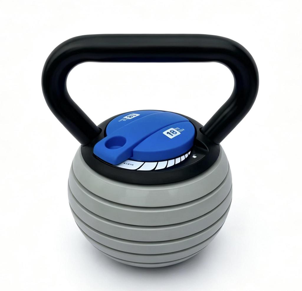 Adjustable Cast Iron Kettlebell for Home and Gym Fitness