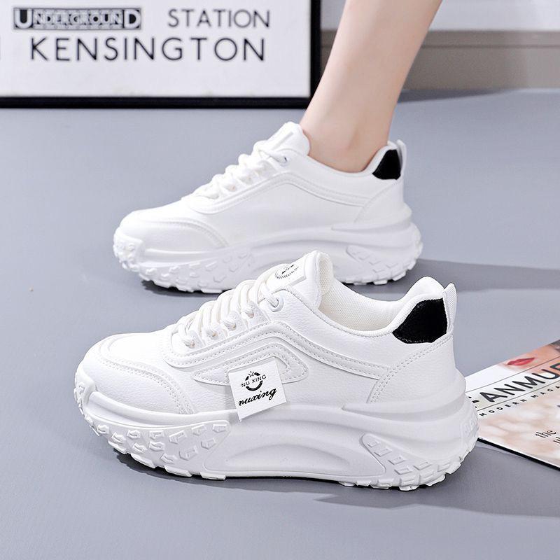 Tide 22 spring new ins dad shoes student platform sports heightening running casual shoes Q2 35