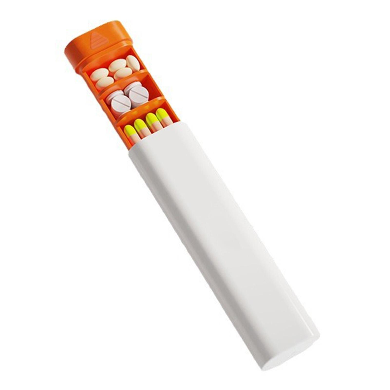 Small Medicine Case Multi Functional Portable Storage Weekly Medicine   for Outdoor Travel