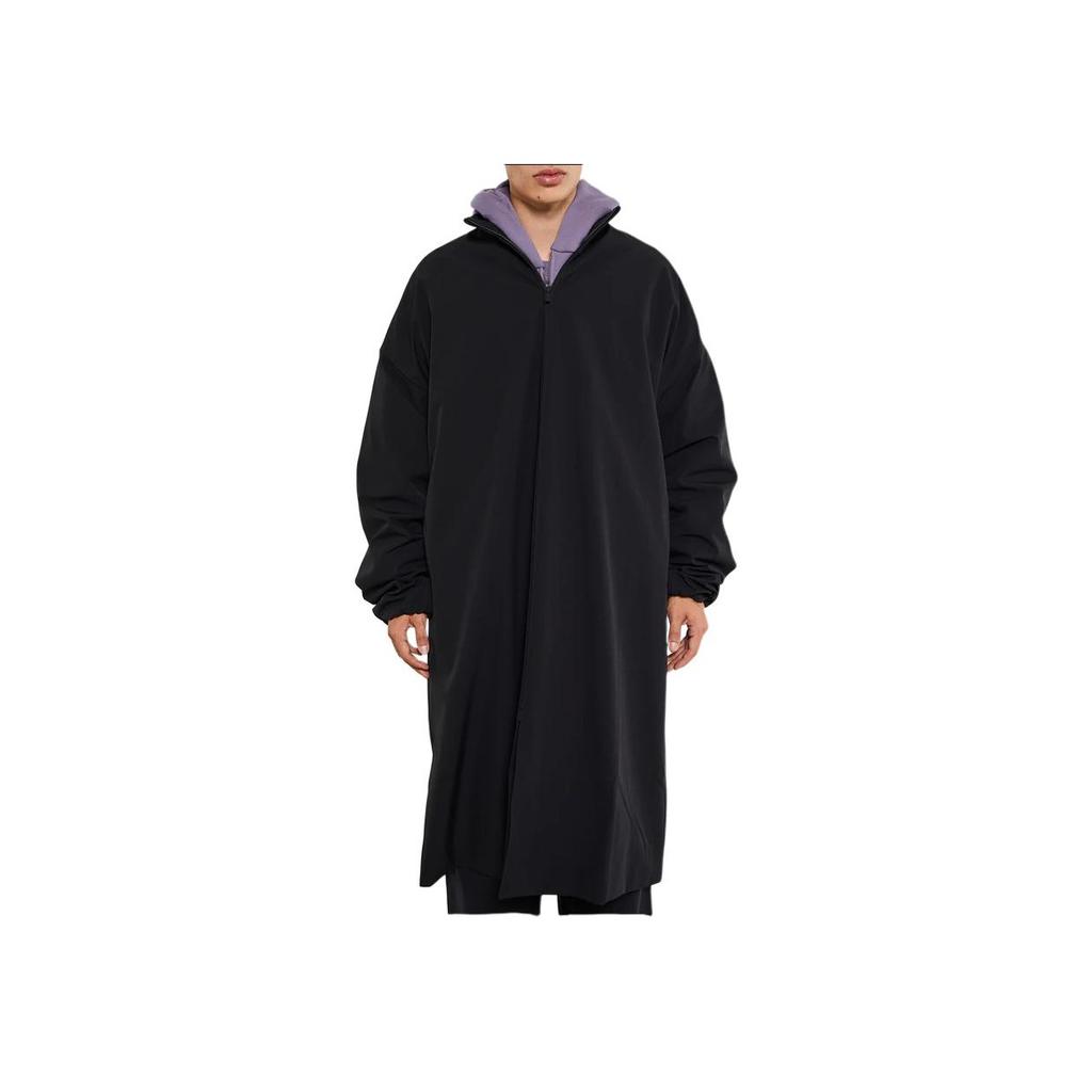 Fear of God Essentials Pánský field trenč z lepeného nylonu Černý Svrchní oděv 202BT244860F