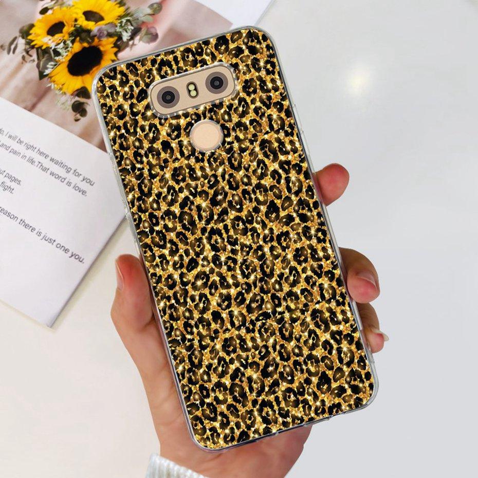 Case For LG Q6 Plus H870 H871 G600L G600K G600S Cute Flower Cat Pattern Soft Silicone TPU Phone Cases For LG G6 G 6 G6plus