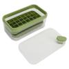 Ice Cubes Tray 32 Grids Double Layer Easy Release Ice Maker Mold with Bin Lid for Cocktail Whiskey Coffee