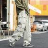 Cargo Pants Multi-pockets Tooling Pant Harajuku Men's Vintage Loose Wide Leg Pants Streetwear Casual Hip-hop Mopping Trousers