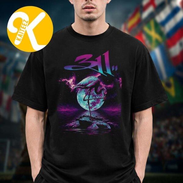 311 Band Merch Summer Tour 2026 Mystic Flamingo Unisex T-Shirt