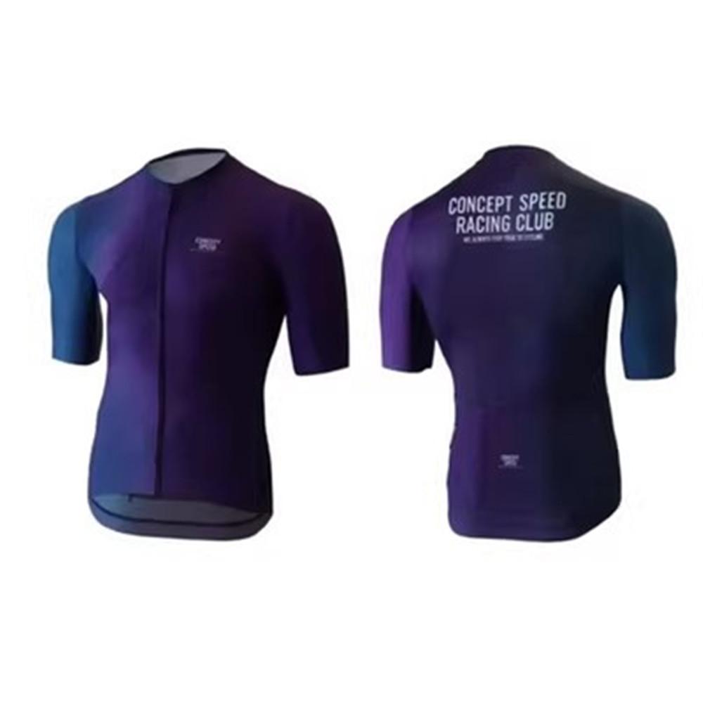 Summer high quality men's CSPD short-sleeved top bicycle competitive version mountain bike cycling suit
