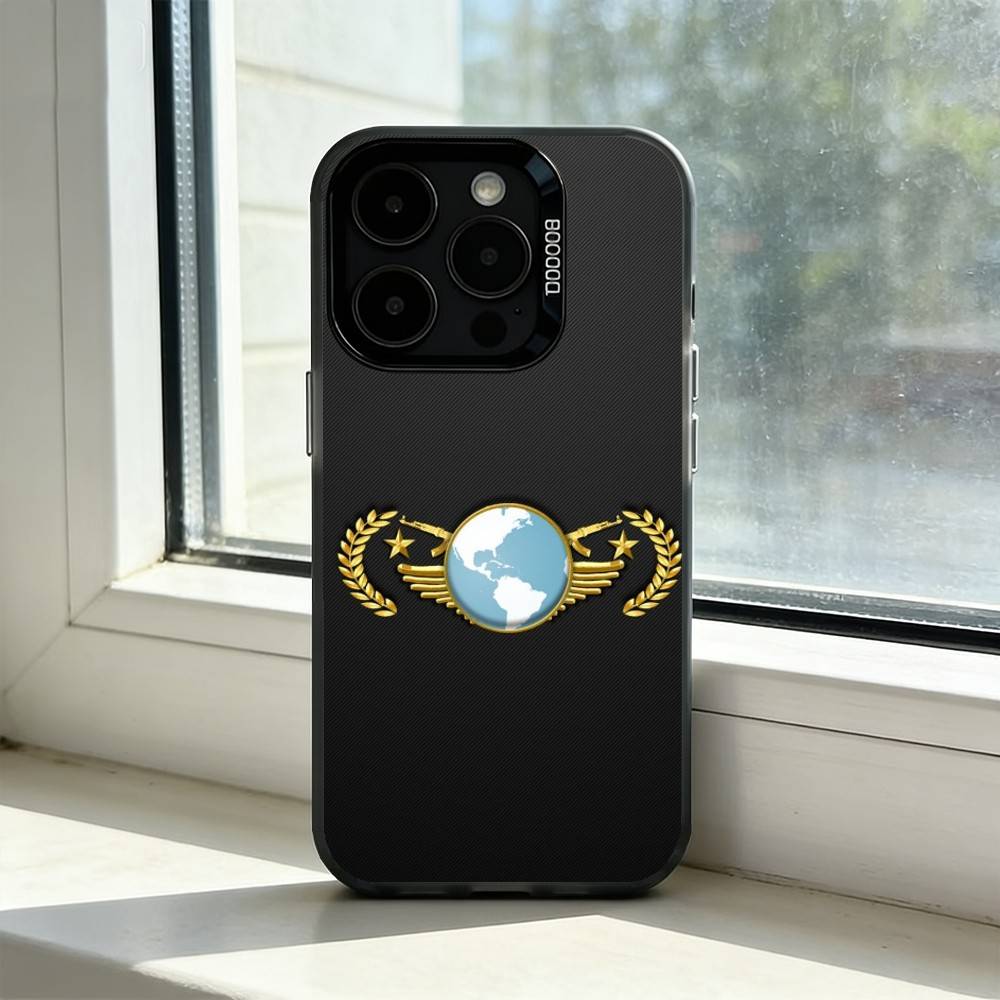 Game CS2 Counter-Strike2 Phone Case For iPhone 17,16,15,14,13,12,11 Plus,Pro Max,XS,Colorful Silver Black Cover