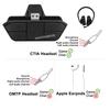 Stereo-Headset-Adapter Audio-Balance-Regler Headset-Konverter-Adapter 3,5-mm-Audiobuchse für Xbox One Gamecontroller