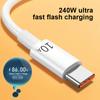 10A Fast Charging Data Cable Type-C Automatic Power Off Simple 2M Car Data Cable Suitable For Huawei Xiaomi Android Universal