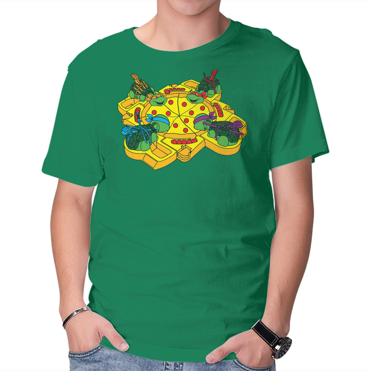 Unisex Crew Neck T-Shirt Hungry Hungry Turtles Graphic Short Sleeve Casual Tee XL