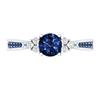 Fashionable and Exquisite 925 Sterling Silver Ring, Blue Gemstone Wedding Engagement Ring, Ladies' Valentine's Day Gift 2025