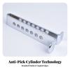 Anti-Anti-Tamper Pedal Lock Stainless Steel Brake Long-Lasting