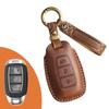 Car Key Cover for Modern Fista Key Bag Kustu Car Handmade Leather Case Buckle