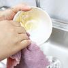 Home Kitchen Thicken Water Absorbent Coral Velvet Cleaning Dish Cloth Towel 10Pcs