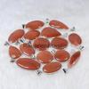 Orange Jade Pendant Sterling Silver Pendant Mix Shape Bezel Pendant Natural Orange Jade Gemstone Pendant Handmade Pendant Girls Pendant